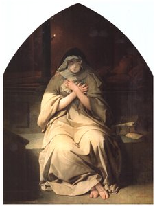 Heloise ved Abelards grav